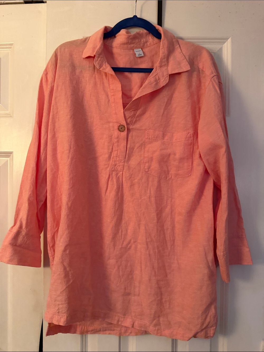 Old Navy Coral Pink Pullover Shirt